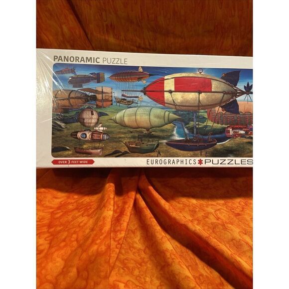 Eurographics 1000 Piece Panoramic Puzzle- The Great Race - Picture 2 of 6